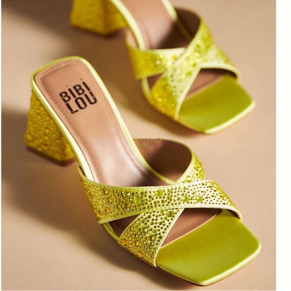 Bibi Lou Shay Crystal Sandal NEW!